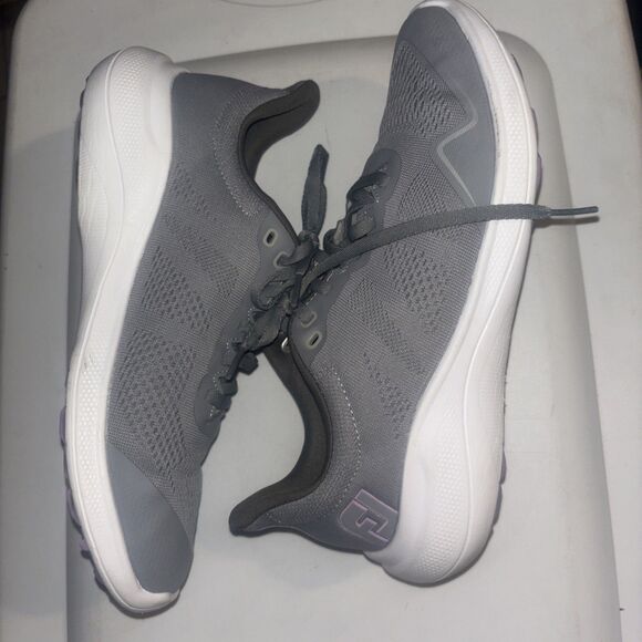 FootJoy Shoes - FootJoy FJ Flex Gray Performance Mesh Sneaker Shoes Womens Size 8 M 95766